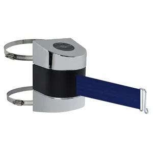 TENSABARRIER 897-15-C-1P-NO-L5X-A Belt Barrier Chrome Belt Colour Blue | AD3GFP 3ZAP4