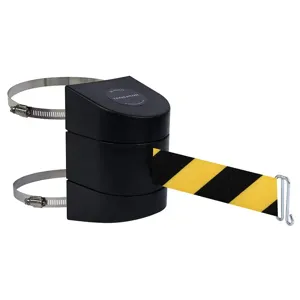 TENSABARRIER 897-15-C-33-NO-D4X-A Belt Barrier Black Belt Yellow With Black | AD3GHJ 3ZAW4