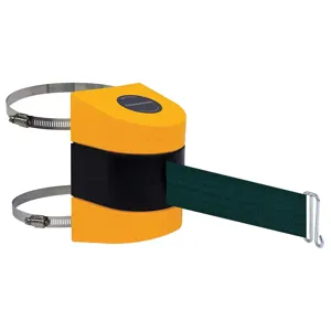 TENSABARRIER 897-15-C-35-NO-G6X-A Belt Barrier Yellow Belt Colour Green | AD3GJB 3ZAY4