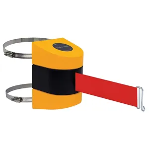 TENSABARRIER 897-15-C-35-NO-R5X-A Belt Barrier Yellow Belt Colour Red | AD3GJD 3ZAY6