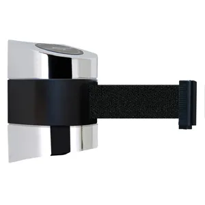 TENSABARRIER 897-15-S-1P-NO-B9X-C Belt Barrier Chrome Belt Colour Black | AD3GEZ 3ZAL7