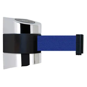 TENSABARRIER 897-15-S-1P-NO-L5X-C Belt Barrier Chrome Belt Colour Blue | AD3GFD 3ZAN2