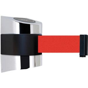 TENSABARRIER 897-15-S-1P-NO-R5X-C Belt Barrier Chrome Belt Colour Red | AD3GFC 3ZAN1