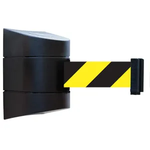 TENSABARRIER 897-15-S-33-NO-D4X-C Belt Barrier Black Belt Yellow With Black | AD3GGY 3ZAV2