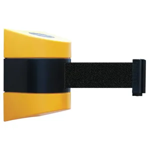 TENSABARRIER 897-15-S-35-NO-B9X-C Belt Barrier Yellow Belt Colour Black | AD3GHP 3ZAX1