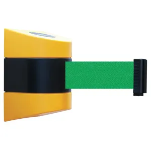 TENSABARRIER 897-15-S-35-NO-G6X-C Belt Barrier Yellow Belt Colour Green | AD3GHQ 3ZAX2