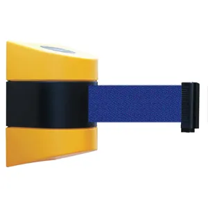 TENSABARRIER 897-15-S-35-NO-L5X-C Belt Barrier Yellow Belt Colour Blue | AD3GHU 3ZAX5