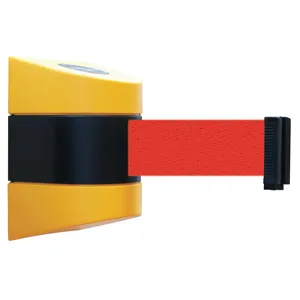 TENSABARRIER 897-15-S-35-NO-R5X-C Belt Barrier Yellow Belt Colour Red | AD3GHT 3ZAX4