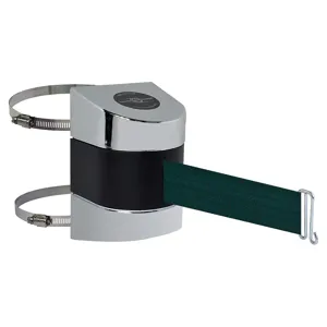 TENSABARRIER 897-24-C-1P-NO-G6X-A Belt Barrier Chrome Belt Colour Green | AD3GLT 3ZCG7