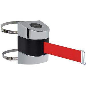 TENSABARRIER 897-24-C-1P-NO-R5X-A Belt Barrier Chrome Belt Colour Red | AD3GLV 3ZCG9