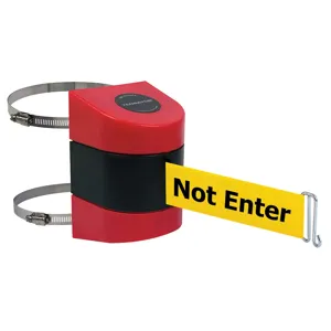 TENSABARRIER 897-24-C-21-NO-YAX-A Belt Barrier Red Belt Colour Yellow | AD3GMV 3ZCK7