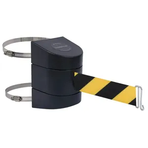 TENSABARRIER 897-24-C-33-NO-D4X-A Belt Barrier Black Belt Yellow With Black | AD3GNQ 3ZCP1