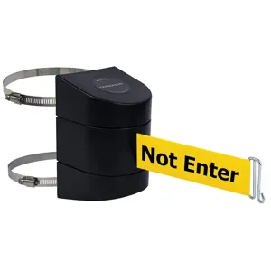 TENSABARRIER 897-24-C-33-NO-YAX-A Belt Barrier Black Belt Colour Yellow | AD3GNR 3ZCP2