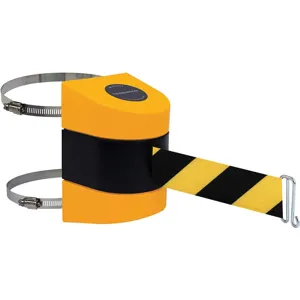 TENSABARRIER 897-24-C-35-NO-D4X-A Belt Barrier Yellow Belt Yellow With Black | AD3GPM 3ZCT5