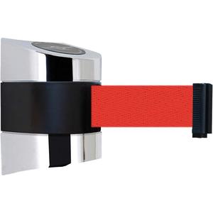TENSABARRIER 897-24-S-1P-NO-R5X-C Belt Barrier Chrome Belt Colour Red | AD3GLJ 3ZCF7