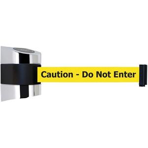 TENSABARRIER 897-24-S-1P-NO-YAX-C Belt Barrier Chrome Belt Colour Yellow | AD3GLM 3ZCG1