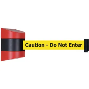 TENSABARRIER 897-24-S-21-NO-YAX-C Belt Barrier Red Belt Colour Yellow | AD3GMJ 3ZCJ5