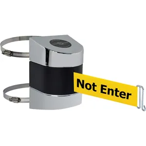 TENSABARRIER 897-30-C-1P-NO-YAX-A Belt Barrier Chrome Belt Colour Yellow | AD3GQK 3ZCY5