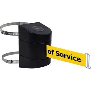 TENSABARRIER 897-24-C-33-NO-YEX-A Belt Barrier Black Belt Colour Yellow | AD3GNV 3ZCP6