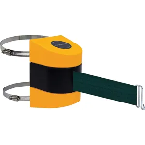 TENSABARRIER 897-24-C-35-NO-G6X-A Belt Barrier Yellow Belt Colour Green | AD3GPH 3ZCT1