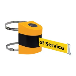 TENSABARRIER 897-30-C-35-NO-YDX-A Belt Barrier Yellow Belt Colour Yellow | AD3BAL 3XHY6