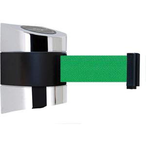 TENSABARRIER 897-30-S-1P-NO-G6X-C Belt Barrier Chrome Belt Colour Green | AD3GPU 3ZCW7