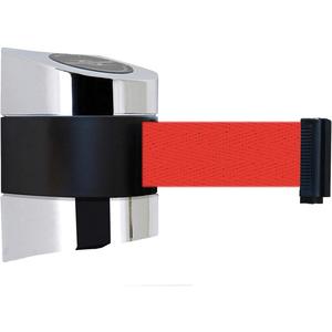 TENSABARRIER 897-30-S-1P-NO-R5X-C Belt Barrier Chrome Belt Colour Red | AD3GPW 3ZCW9