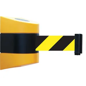 TENSABARRIER 897-30-S-35-NO-D4X-C Belt Barrier Yellow Belt Yellow With Black | AD3GTN 3ZDF5