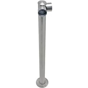 TENSABARRIER ADAPTARAIL-1L-5-36-COR-1P Adapta-rail Corner Post Polished Chrome | AD3GJM 3ZAZ6