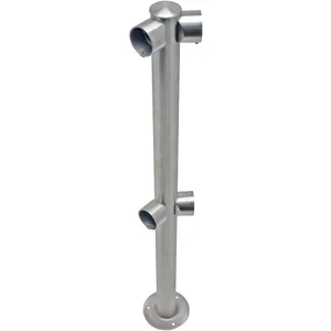 TENSABARRIER ADAPTARAIL-2L-5-36-ANG-1P Adapta-rail Angle Post Polished Chrome | AD3GKW 3ZCC9