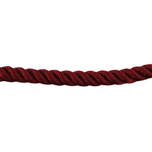 TENSABARRIER ROPE-TWST-21-06/0-X-XXXX-XX Classic Post Rope Twisted Rope Red | AD3GDN 3ZAF6