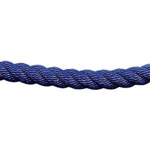 TENSABARRIER ROPE-TWST-23-06/0-X-XXXX-XX Classic Post Rope Twisted Rope Blue | AD3GDQ 3ZAF8