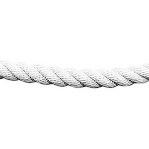 TENSABARRIER ROPE-TWST-32-06/0-X-XXXX-XX Classic Post Rope Twisted Rope White | AD3GDK 3ZAF2