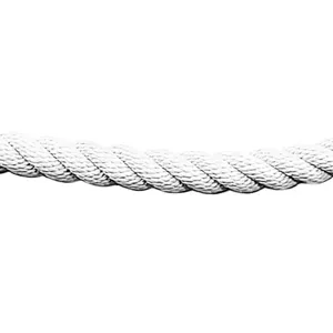 TENSABARRIER ROPE-TWST-32-06/0-X-XXXX-XX Classic Post Rope Twisted Rope White | AD3GDK 3ZAF2