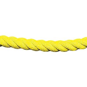 TENSABARRIER ROPE-TWST-35-06/0-X-XXXX-XX Classic Post Rope Twisted Rope Yellow | AD3GDH 3ZAE9