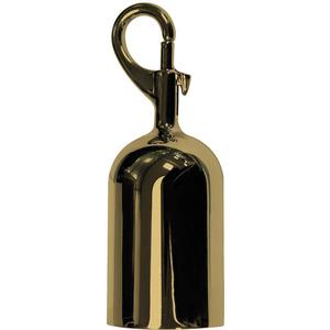 TENSABARRIER ROPEEND-SNAP-2P Post Rope Snap End Polished Brass | AD3GDX 3ZAG5