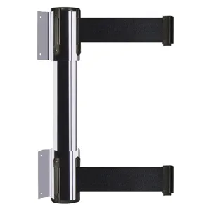 TENSABARRIER 896T2-1P-MAX-B9X-C Belt Barrier 2 Belts Polished Chrome | AH7HDT 36TU60