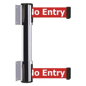 TENSABARRIER 896T2-1P-MAX-RBX-C Belt Barrier No Entry Polished Chrome | AH7HEB 36TU68