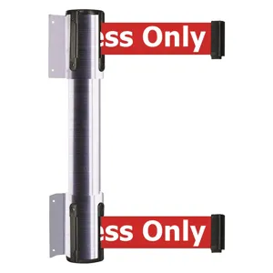 TENSABARRIER 896T2-1S-STD-RAX-C Belt Barrier Authorized Access Only | AH7HBY 36TU19