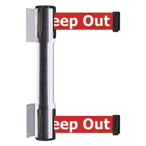 TENSABARRIER 896T2-1S-MAX-RHX-C Belt Barrier Danger - Keep Out 2 Belts | AH7HEW 36TU86