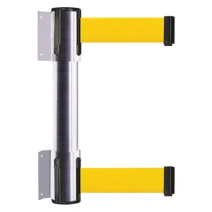 TENSABARRIER 896T2-1S-MAX-Y5X-C Belt Barrier Yellow Satin Chrome | AH7HEM 36TU78