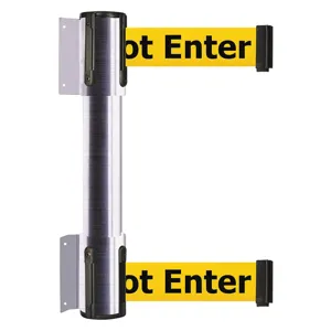 TENSABARRIER 896T2-1S-MAX-YAX-C Belt Barrier Caution-Do Not Enter 2 Inch Width | AH7HEY 36TU88