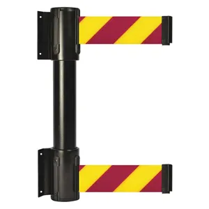 TENSABARRIER 896T2-33-MAX-D5X-C Belt Barrier 13 feet Magenta/Yellow Diag | AH7HCP 36TU34