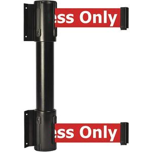 TENSABARRIER 896T2-33-MAX-RAX-C Belt Barrier Authorized Access Only Black | AH7HCQ 36TU35