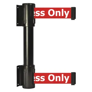 TENSABARRIER 896T2-33-MAX-RAX-C Belt Barrier Authorized Access Only Black | AH7HCQ 36TU35