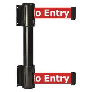 TENSABARRIER 896T2-33-STD-RBX-C Belt Barrier 7-1/2 feet No Entry Black | AH7GZX 36TT71