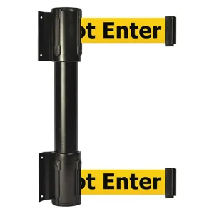 TENSABARRIER 896T2-33-MAX-YAX-C Belt Barrier 13 feet Caution-Do Not Enter | AH7HCW 36TU40