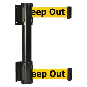 TENSABARRIER 896T2-33-STD-YDX-C Belt Barrier 7-1/2 feet Danger -Keep Out | AH7HAD 36TT77