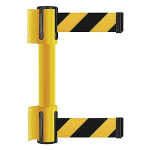 TENSABARRIER 896T2-35-STD-D4X-C Belt Barrier Black With Yellow Horizontal | AH7HAL 36TT84