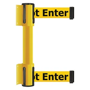 TENSABARRIER 896T2-35-STD-YAX-C Belt Barrier Caution-Do Not Enter Yellow | AH7HAU 36TT91